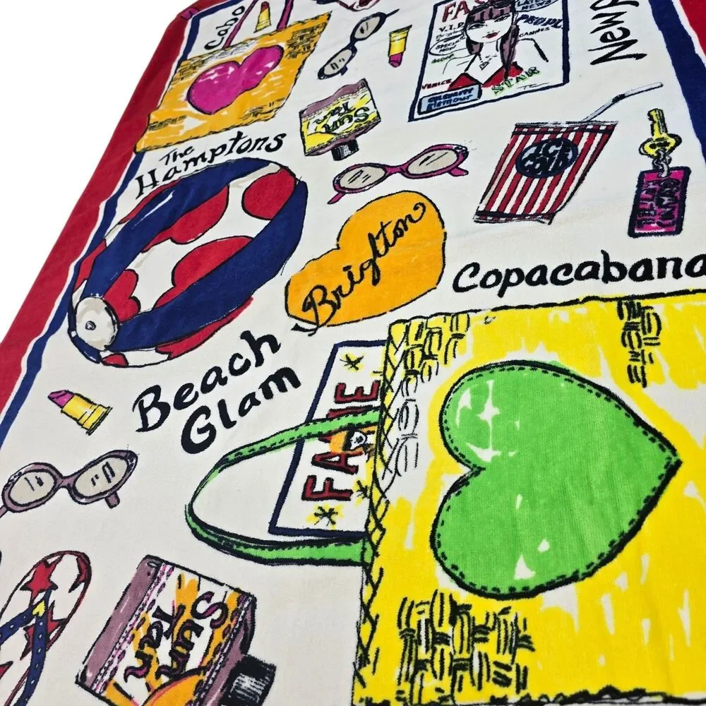 Brighton SUMMER CHIC Beach Towel 35”x68” Large